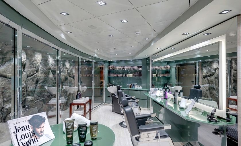 De salon op de MSC Meraviglia